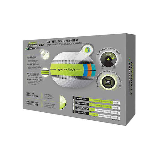 TaylorMade Tour Response Stripe Golf Balls - Dozen