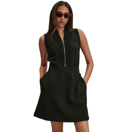 Varley Polyanna Half Zip Dress - Black/L