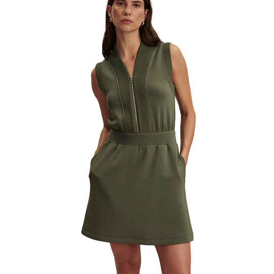 Varley Polyanna Half Zip Dress