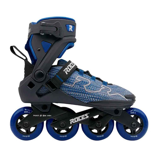 Roces R-EVO 84 Mens Inline Skates - Blk/Blu/Lt Gry/M13