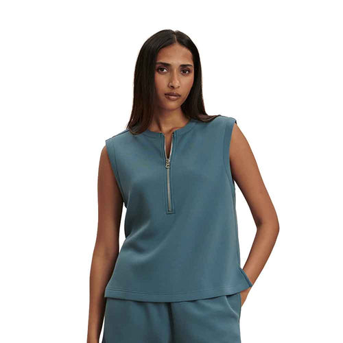 Varley Simmons Half-Zip Womens Tank