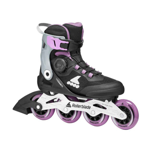 Rollerblade Macroblade 84 BOA Womens Inline Skates - Bk/Lvndr/Bl Str/09 / 09.5