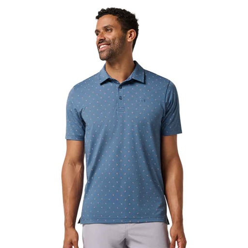 TravisMathew Performanc Jersy Resort Mns Golf Polo - Blue Horizon/XXL
