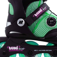 
                        
                          Load image into Gallery viewer, K2 Lumi BOA Youth Adjustable Inline Skates
                        
                       - 4