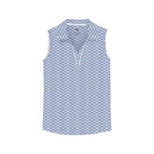 
                        
                          Load image into Gallery viewer, Puma Golf Scallop Sleeveless Girls Golf Polo - White Glow/L
                        
                       - 3