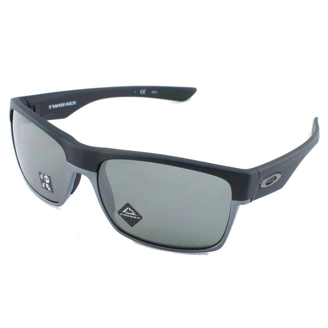 Oakley TwoFace Matte Black Polarized Sunglasses - Default Title
