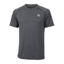 
                        
                          Load image into Gallery viewer, Wilson Grey Mens SS Crew Training Shirt
                        
                       - 1