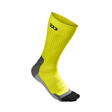 
                        
                          Load image into Gallery viewer, Wilson High-End Mens Crew Sock - Silver/Yellow/S-M
                        
                       - 4