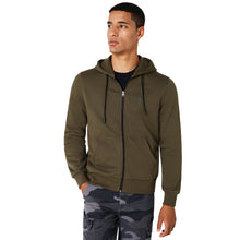 
                        
                          Load image into Gallery viewer, Oakley Camou Zipped Fleece Mens Hoodie - 86V DARK BRUSH/L
                        
                       - 2