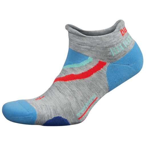 Balega Ultra Glide Friction Free No Show Run Socks - Midgrey/Eth.blu/XL