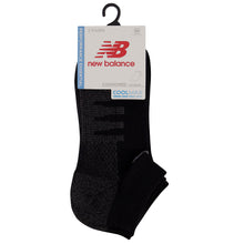 
                        
                          Load image into Gallery viewer, New Balance Coolmax No Show Socks - Black/XL
                        
                       - 1