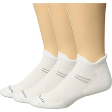 
                        
                          Load image into Gallery viewer, Brooks Run-In Tab 3-Pack Unisex Socks - 101 WHITE/XL
                        
                       - 3