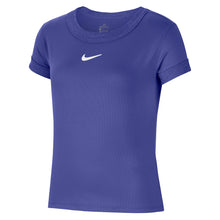 
                        
                          Load image into Gallery viewer, Nike Court Dri-FIT Girls Short Sleeve Tennis Shirt
                        
                       - 2