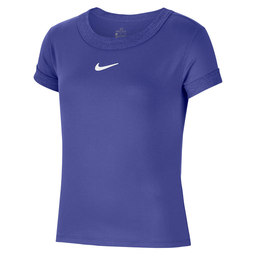 Nike Court Dri-FIT Girls Short Sleeve Tennis Shirt