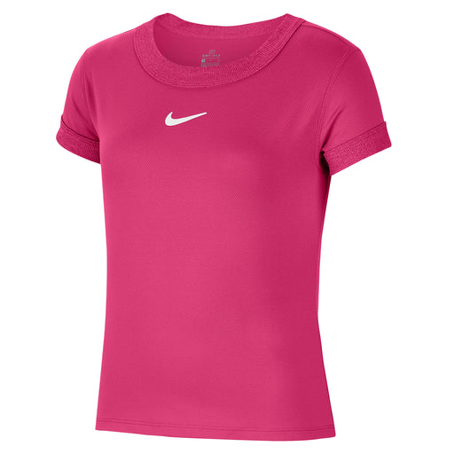 Nike Court Dri-FIT Girls Short Sleeve Tennis Shirt