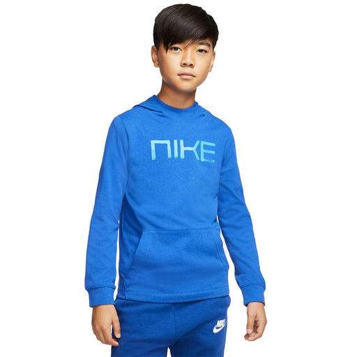 Nike Sportswear Boys Jersey Pullover Hoodie - 480 GAME ROYAL/XL