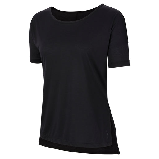 Nike Yoga Womens Short Sleeve Shirt