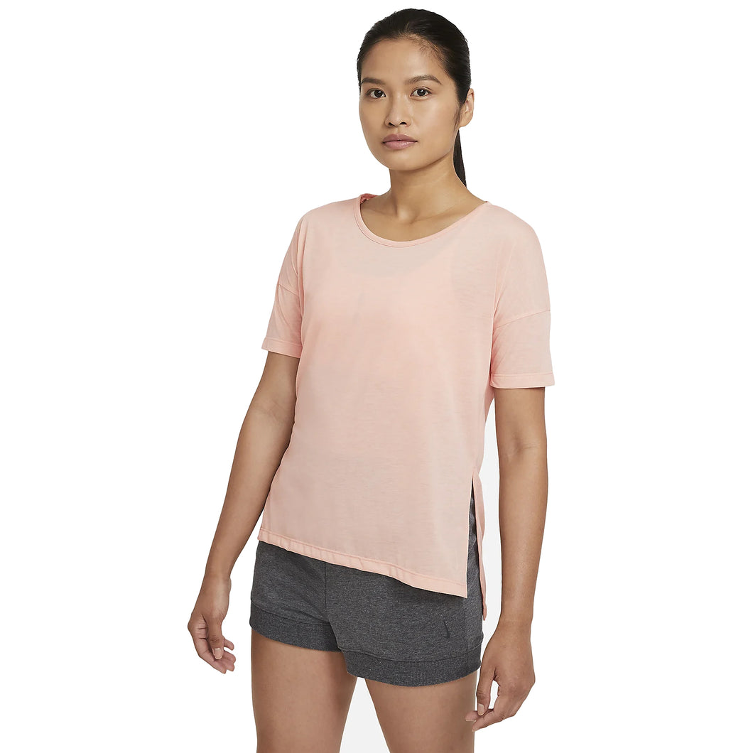Nike Yoga Womens Short Sleeve Shirt
