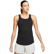 
                        
                          Load image into Gallery viewer, Nike Yoga Strappy Black Womens Tank Top
                        
                       - 1