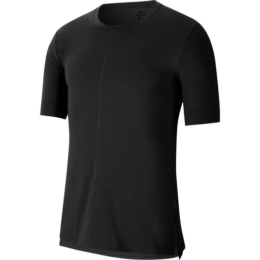 Nike Dri-FIT Yoga Mens Short Sleeve Training Shirt - 010 BLACK/XL