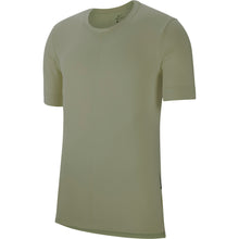 
                        
                          Load image into Gallery viewer, Nike Dri-FIT Yoga Mens Short Sleeve Training Shirt - 324 OIL GREEN/XL
                        
                       - 5