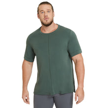 
                        
                          Load image into Gallery viewer, Nike Dri-FIT Yoga Mens Short Sleeve Training Shirt - GALACT JADE 337/XL
                        
                       - 2