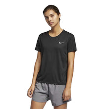 
                        
                          Load image into Gallery viewer, Nike Miler Womens Short Sleeve Running Shirt
                        
                       - 1