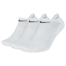 
                        
                          Load image into Gallery viewer, Nike No Show 3-Pack Mens Trainning Socks - 100 WHITE/BLACK/XL
                        
                       - 5