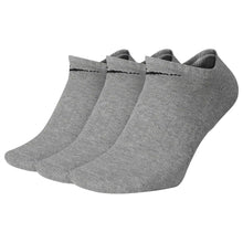 
                        
                          Load image into Gallery viewer, Nike No Show 3-Pack Mens Trainning Socks - Grey/Black/L
                        
                       - 1