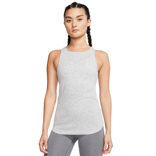 Nike Yoga Luxe Womens Tank Top - 050 GREY HTHR/L