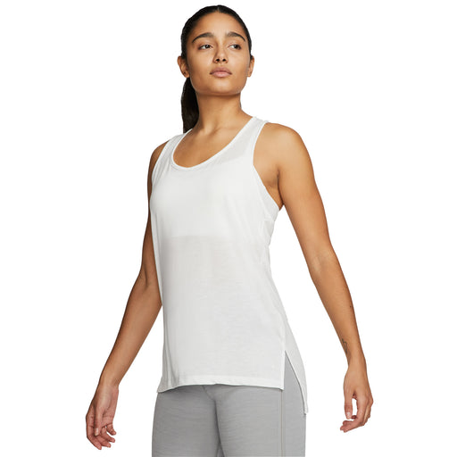 Nike Yoga Womens Tank Top - 121 SUMMIT WHT/L