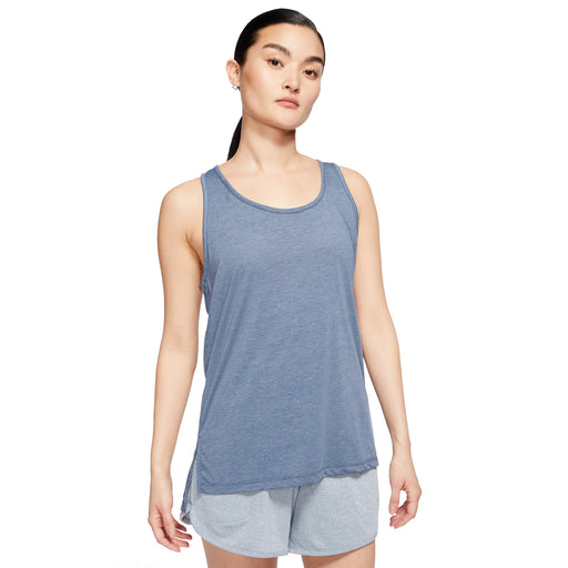 Nike Yoga Womens Tank Top - 491 DIFF BLUE/M