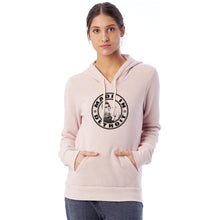 
                        
                          Load image into Gallery viewer, Made in Detroit Rosie Circle Fleece Womens Hoodie
                        
                       - 1