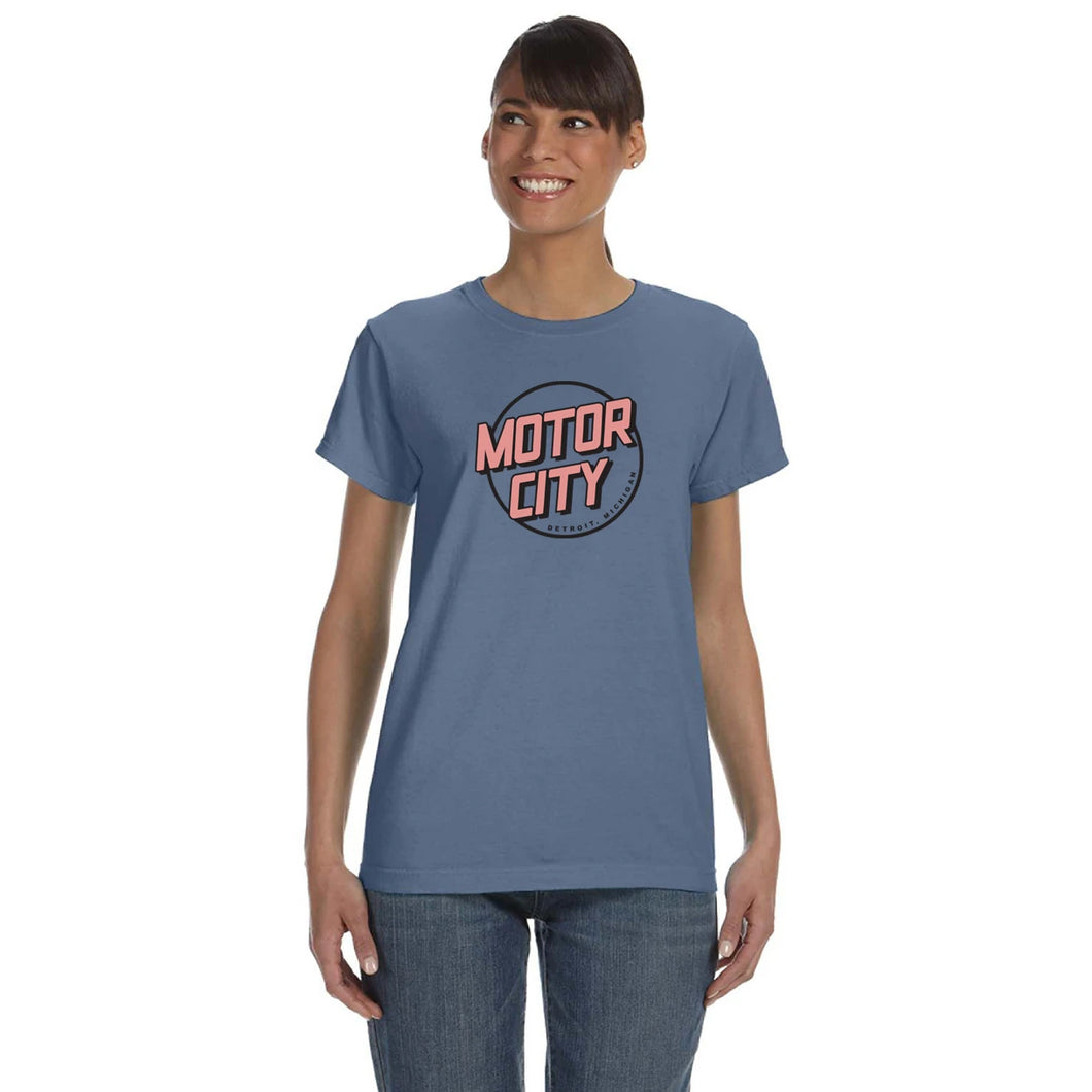 Made in Detroit Motor City Womens T-Shirt