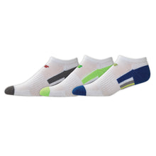 
                        
                          Load image into Gallery viewer, New Balance Adaptive 3 Pack Mens LC Tennis Socks - White/Blue/L
                        
                       - 1