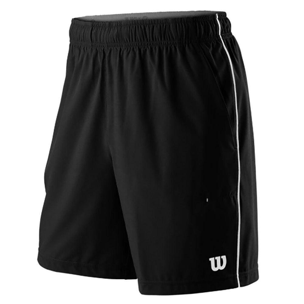 Wilson Competition 8in Mens Tennis Shorts - BLACK/WHITE 04/XXL