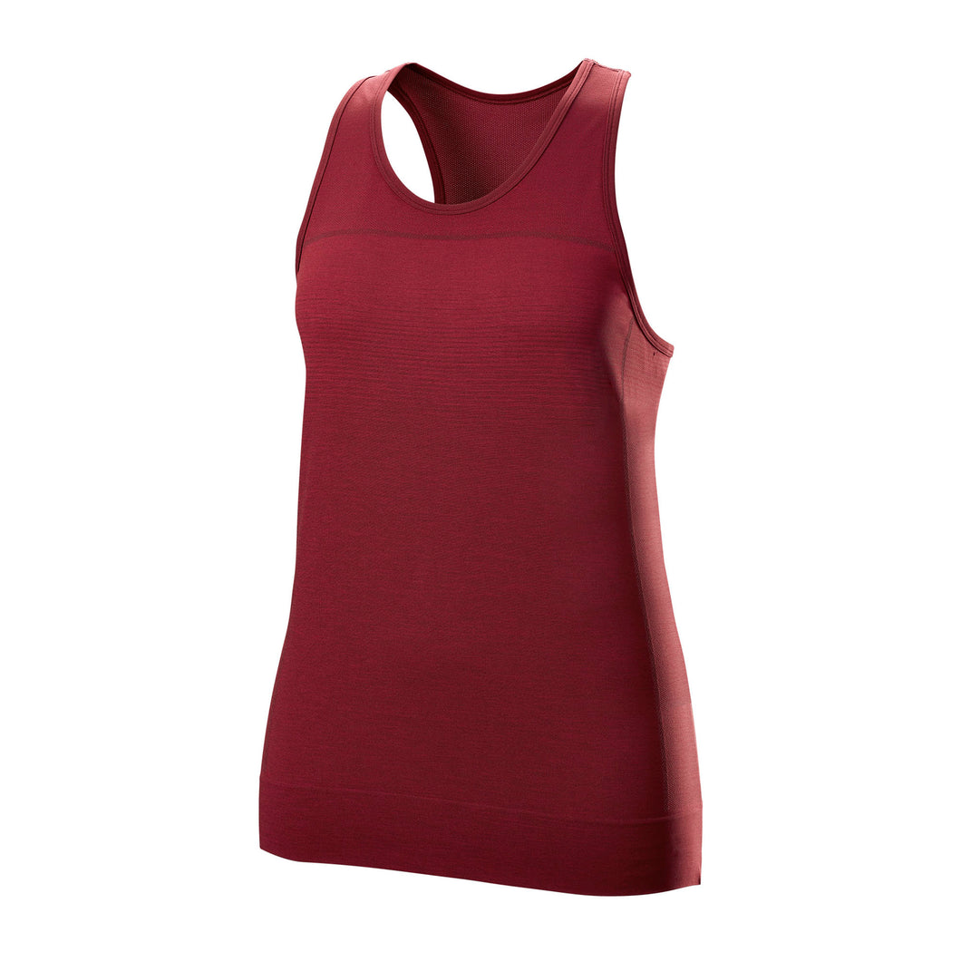 Wilson F2 Seam Tibet RD Womens Workout Tank Top - Tibet Red/XL