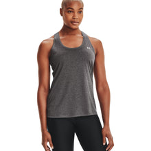 
                        
                          Load image into Gallery viewer, Under Armour Tech Womens Workout Tank Top - CARBON HTHR 090/XL
                        
                       - 1