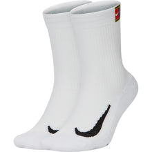 
                        
                          Load image into Gallery viewer, NikeCourt Multiplier Cushion Mens Crew Socks - White/White/L
                        
                       - 2