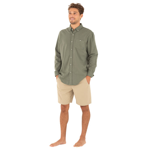 Free Fly Bamboo Mens Flannel - DARK OLIVE 102/XL