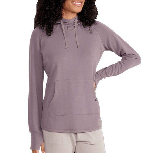 Free Fly Bamboo Fleece Womens Hoodie - PURPLE PEAK 615/L