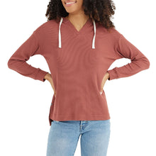 
                        
                          Load image into Gallery viewer, Free Fly Bamboo Waffle Womens Hoodie - ROSEWOOD 104/L
                        
                       - 3