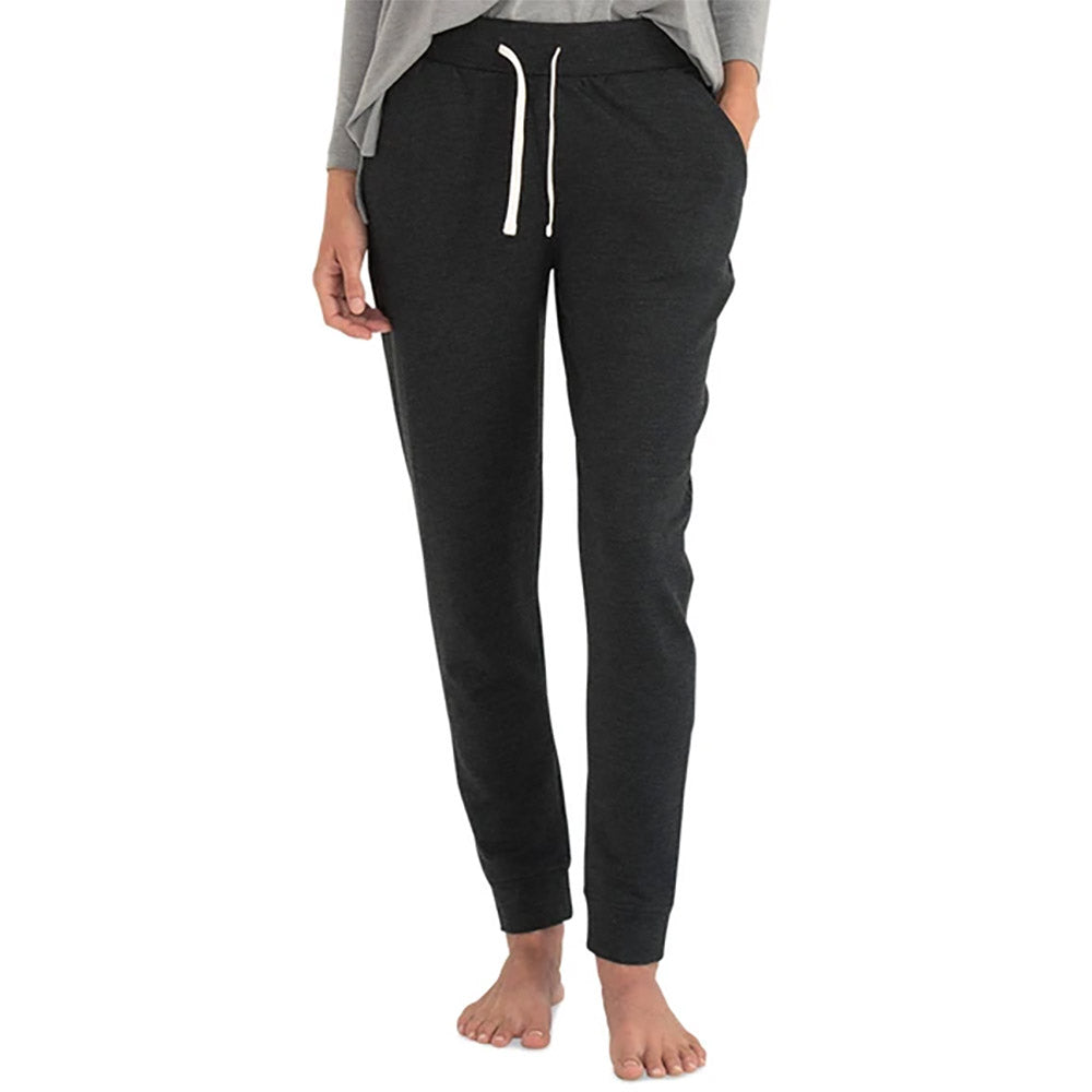 Free Fly Bamboo Fleece Womens Jogger - HTHR BLACK 101/XL