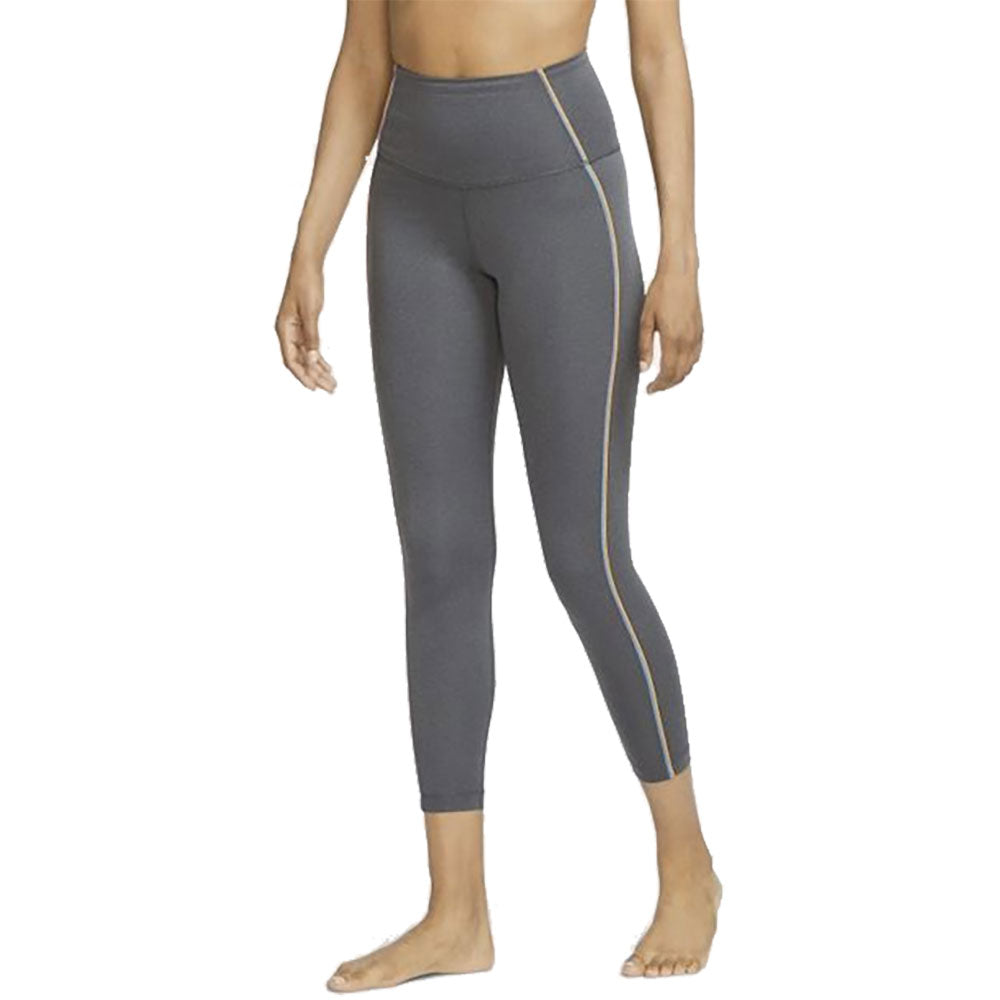 Nike Yoga Core Vintage 7/8 Womens Tights - BLACK HTHR 032/L