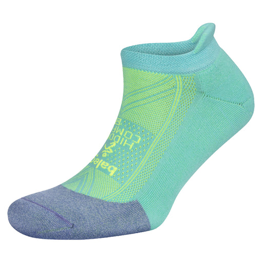 Balega Hidden Comfort Unisex No Show Socks - Lilac/Neon Aqua/L