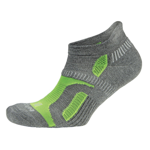 Balega Hidden Contour Unisex Running Socks - Charcoal/Green/XL