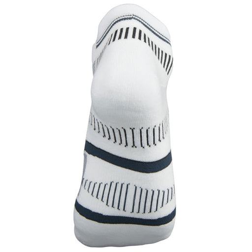 Balega Hidden Contour Unisex Running Socks - White/Grey/XL