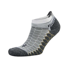 
                        
                          Load image into Gallery viewer, Balega Silvr No Show Compression Fit Running Socks - White/Grey/XL
                        
                       - 2