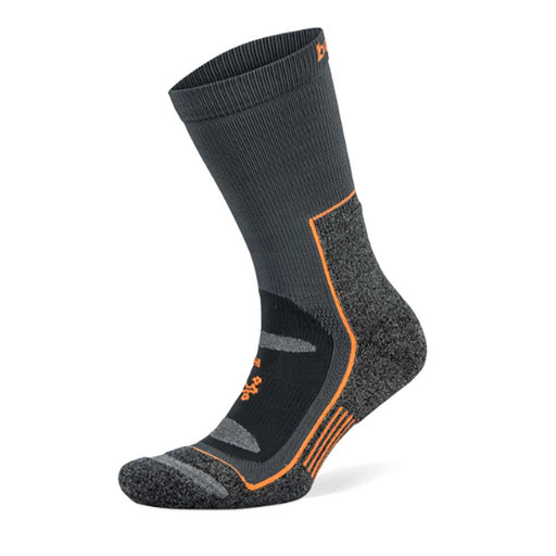 Balega Blister Resist Crew Unisex Running Socks - Grey/Orange/XL