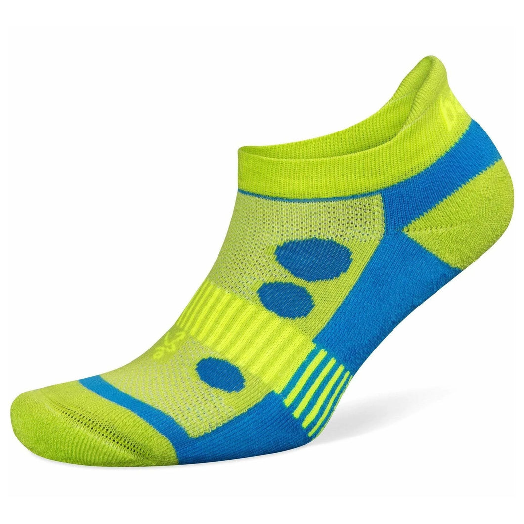 Balega Hidden Cool 2 Junior Running Socks - Lime/Turq/XL